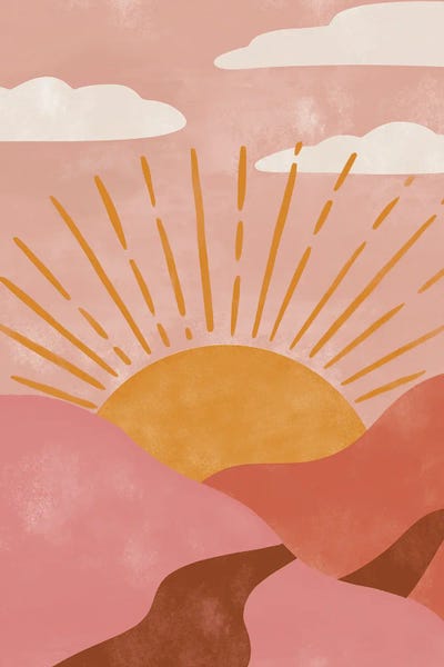 Canvas Print: Desert Sun by Deborah Curiel