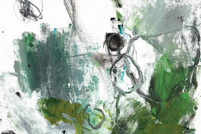 Alex Calder Green III by Deb Chaney framed canvas print