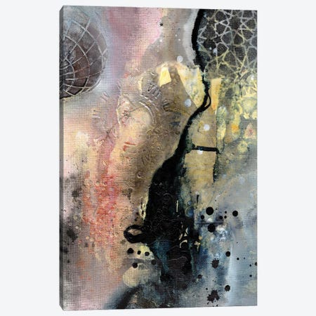 The Moon At Night Canvas Print #DCH117} by Deb Chaney Art Print