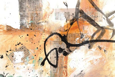 Carols Play Painting II by Deb Chaney canvas print