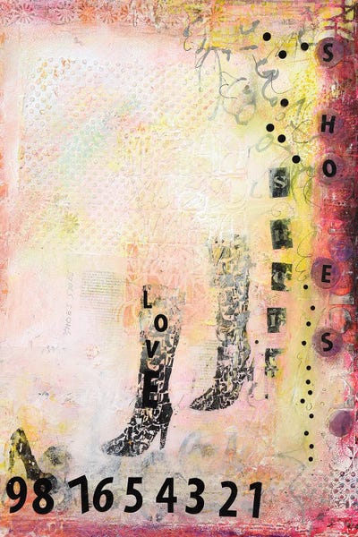 We Love Shoes I by Deb Chaney canvas print