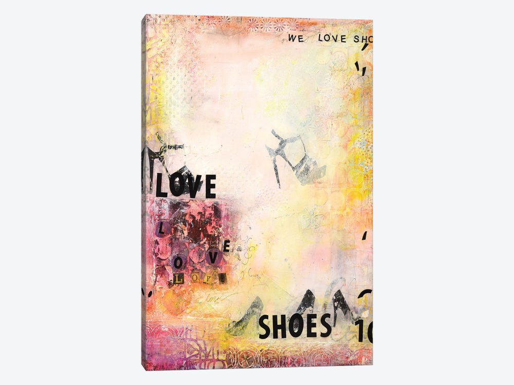 We Love Shoes II by Deb Chaney 1-piece Art Print