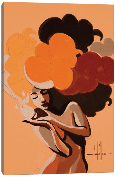 Find Your Flame Canvas Art Print - David Coleman Jr