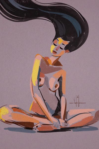 Let It Go by David Coleman Jr. framed canvas print