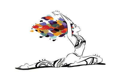 Release by David Coleman Jr. framed canvas print