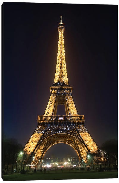 Eiffel Tower V Canvas Art Print - David Clapp Photography Limited