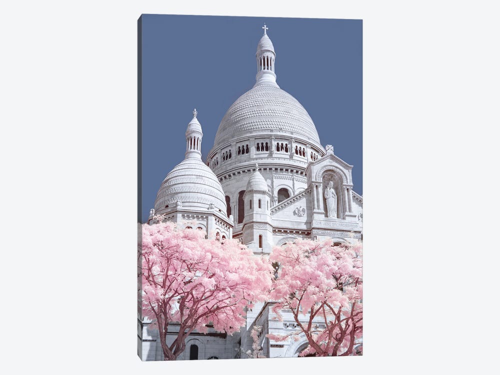 Sacre Coeur Infrared by David Clapp 1-piece Canvas Wall Art