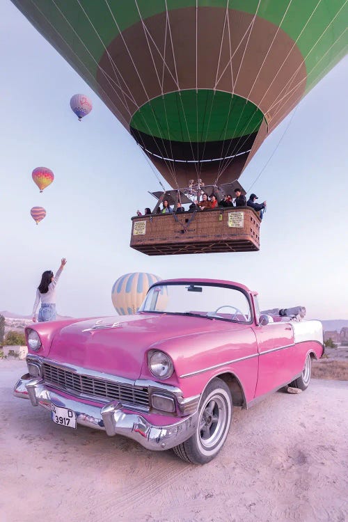 Classic Car Cappadocia by David Clapp wall art