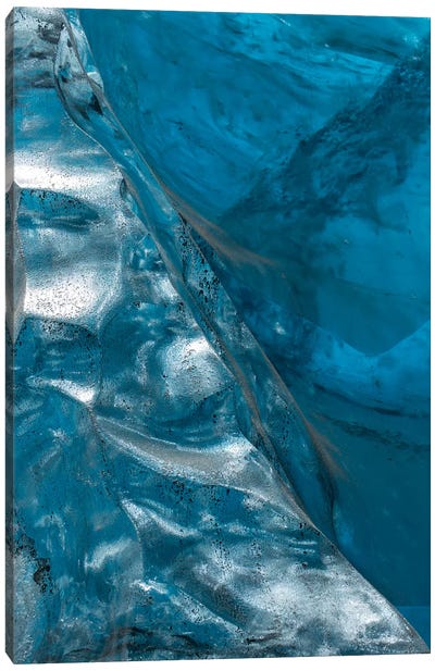 Iceland Vatnajökull Caves VIII Canvas Art Print - Glacier & Iceberg Art
