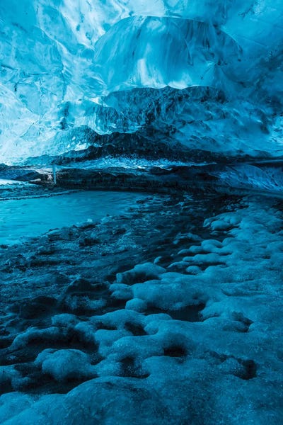 Ice & Snow Close-Ups: Iceland Vatnajökull Caves X by David Clapp