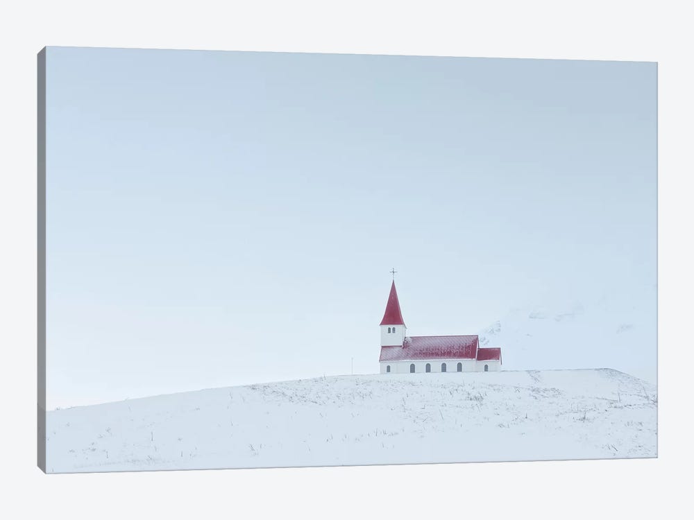 Iceland Vik Church XIV by David Clapp 1-piece Canvas Print