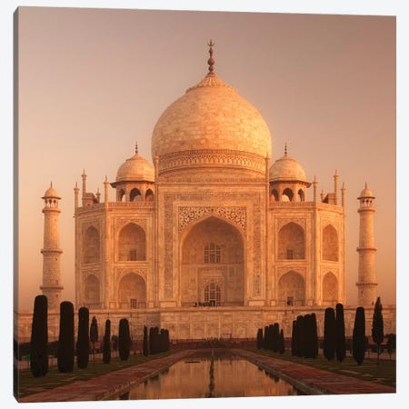 India Agra Taj Mahal I Canvas Print #DCL36} by David Clapp Art Print