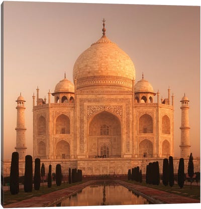 India Agra Taj Mahal I Canvas Art Print - The Seven Wonders of the World