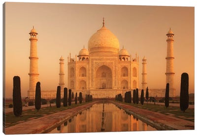 India Agra Taj Mahal III Canvas Art Print - India