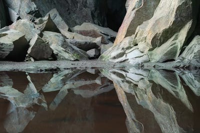 Lake Quarry Cathedral XXI by David Clapp canvas print