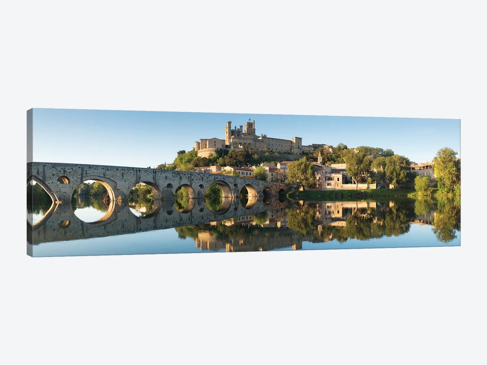 Languedoc Béziers Cathedral XV by David Clapp 1-piece Canvas Artwork