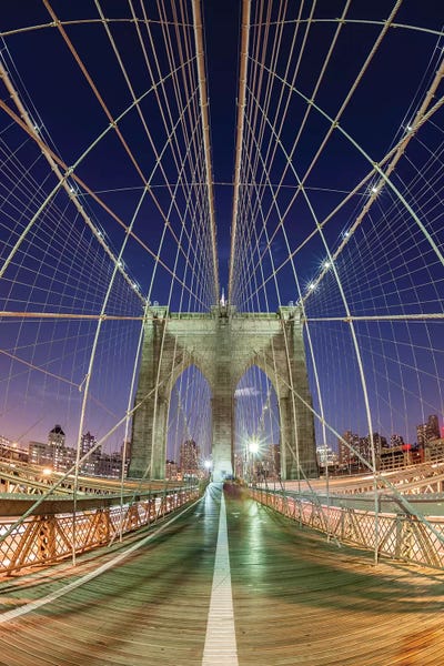 Industrial: New York Brooklyn Bridge VII by David Clapp