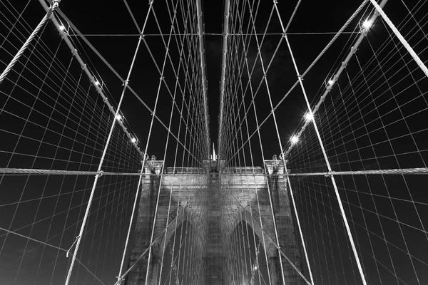Industrial: New York Brooklyn Bridge XII by David Clapp