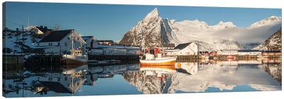 Norway Lofoten Hamnøy IV Canvas Art Print - David Clapp Photography Limited