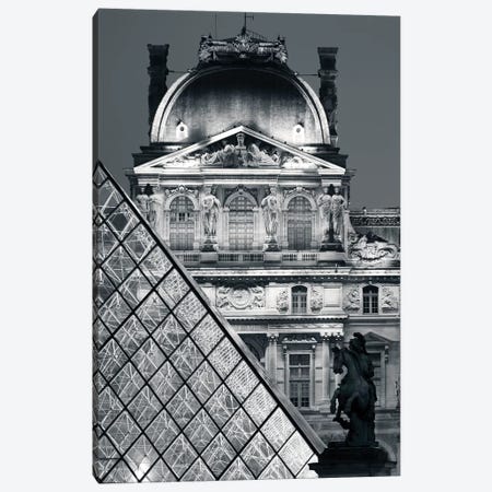 Paris Louvre Pyramid V Canvas Print #DCL75} by David Clapp Canvas Print