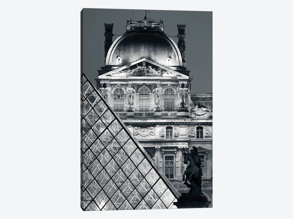 Paris Louvre Pyramid V by David Clapp 1-piece Art Print