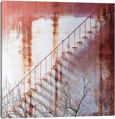 Utah Fredonia Factory VII Canvas Art Print - Stairs & Staircases