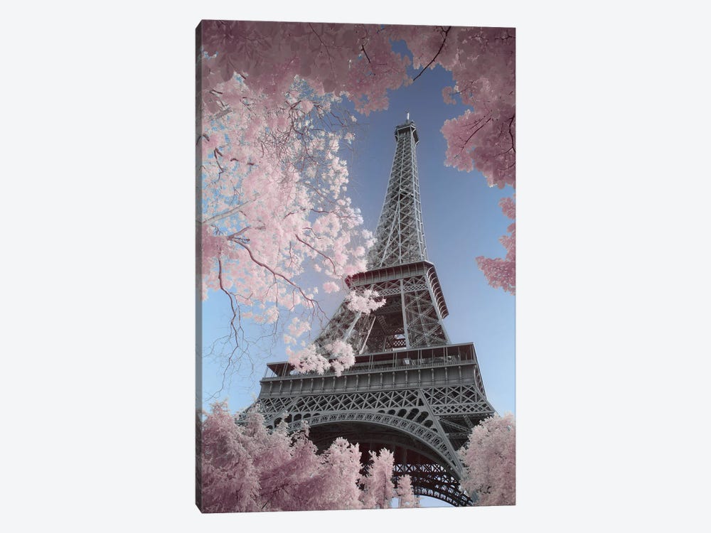 Eiffel Tower Infrared by David Clapp 1-piece Canvas Wall Art