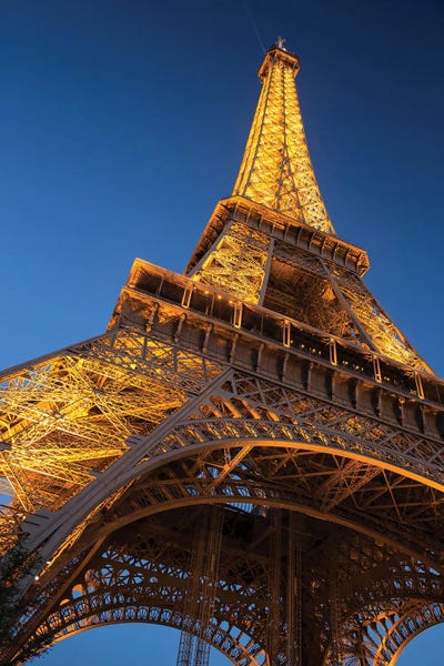 Eiffel Tower II by David Clapp framed canvas print