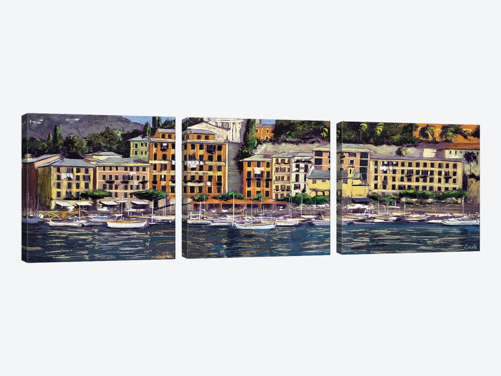 Santa Margherita Ligure by Daniela Corallo 3-piece Canvas Artwork