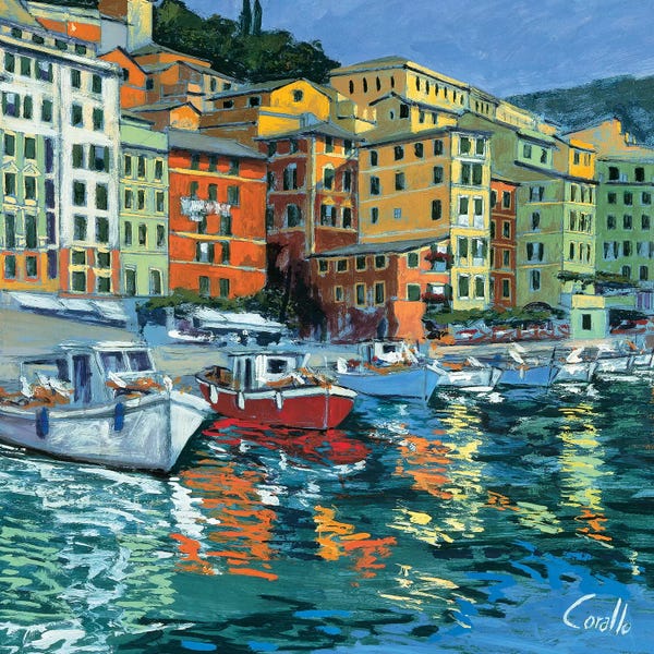 Rowboats: Lungomare di Camogli by Daniela Corallo
