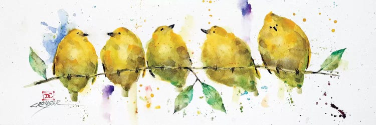 Lemon Birds by Dean Crouser wall art