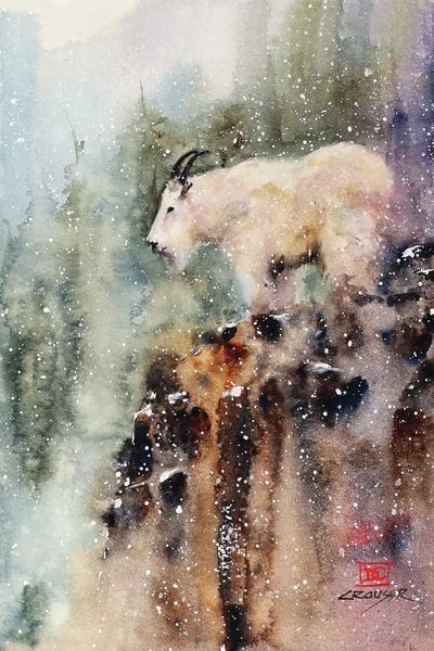 Fine Art Print: Mountain Goat by Dean Crouser