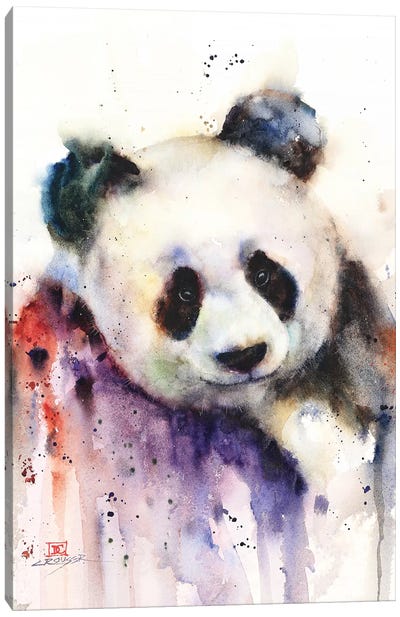 Panda Canvas Art Print - Dean Crouser
