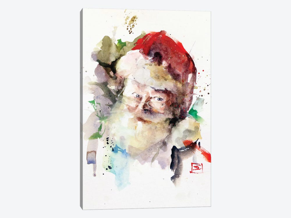 Santa by Dean Crouser 1-piece Canvas Print