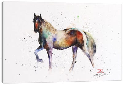 Steppin' Out Canvas Art Print - Horse Art