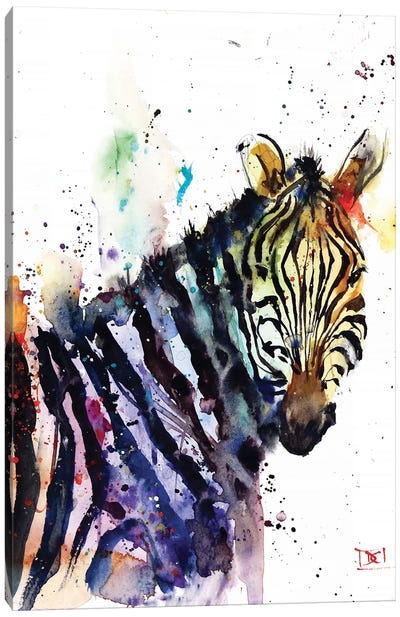 Zebra Canvas Art Print - Dean Crouser