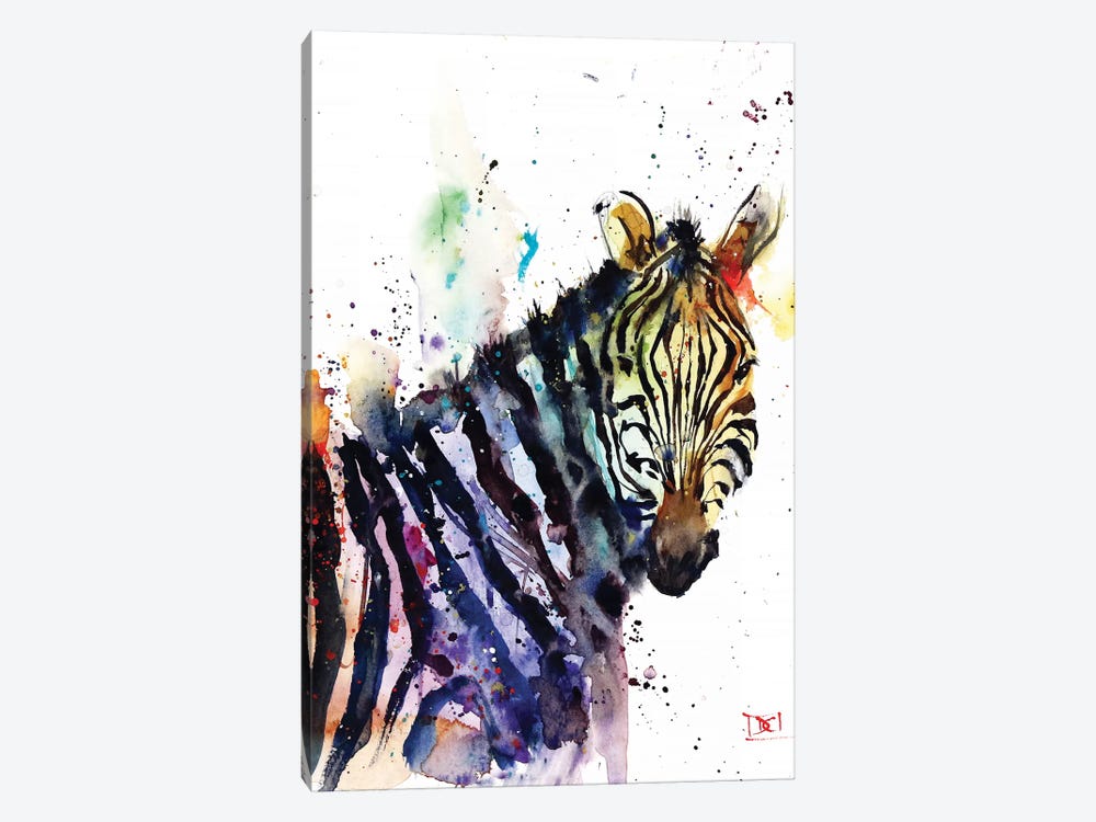 Zebra by Dean Crouser 1-piece Canvas Print