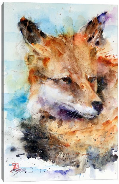 Fox Canvas Art Print - Dean Crouser