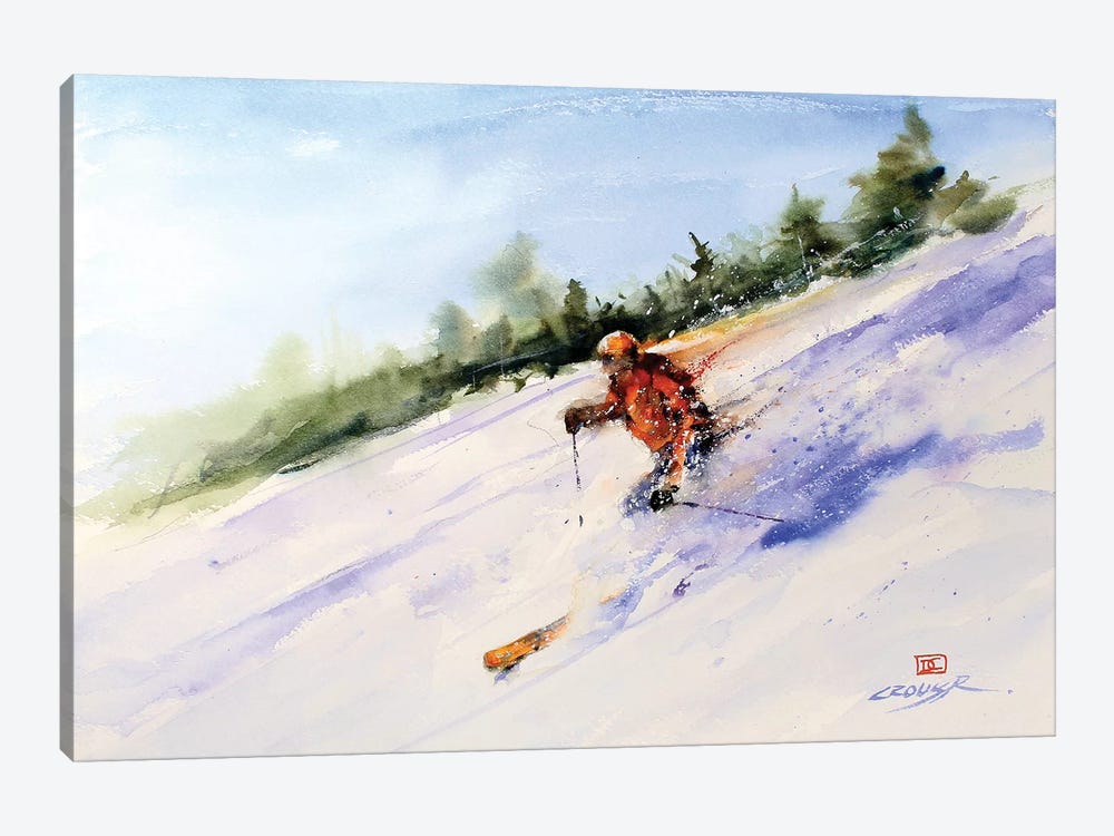 Downhill Master by Dean Crouser 1-piece Art Print