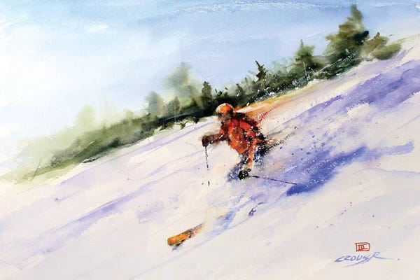 Cabin & Lodge Décor: Downhill Master by Dean Crouser