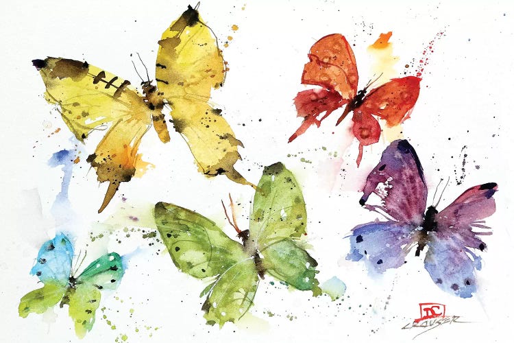 Flock Of Butterflies by Dean Crouser wall art