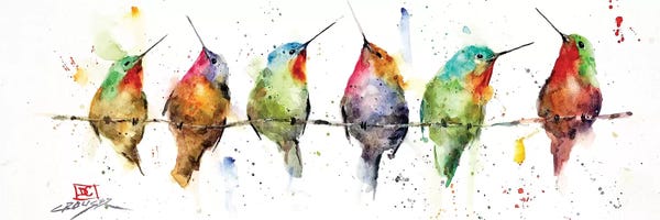 Hummers On A Wire