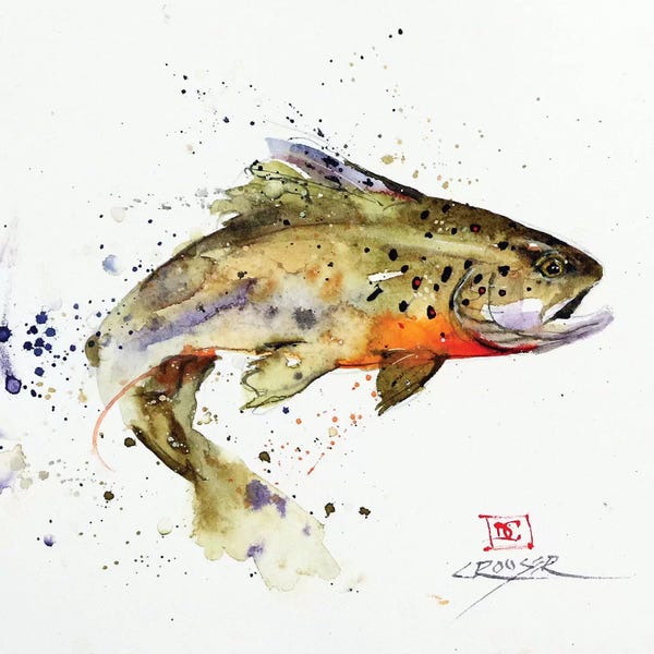 Trout: Jumping Trout Good by Dean Crouser