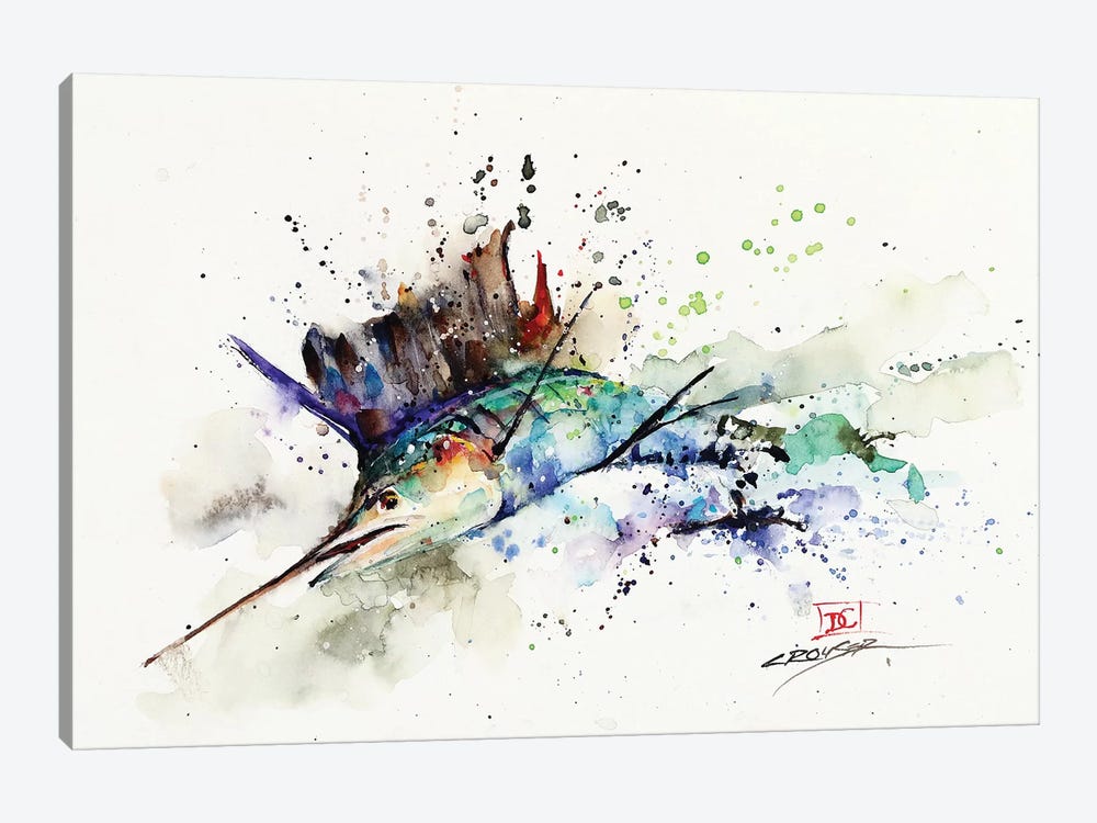 Sailfish by Dean Crouser 1-piece Art Print