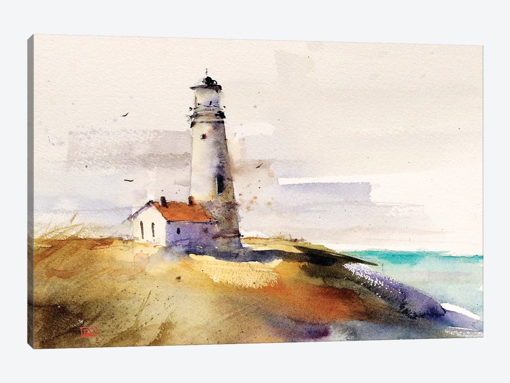 Summer Lighthouse by Dean Crouser 1-piece Art Print