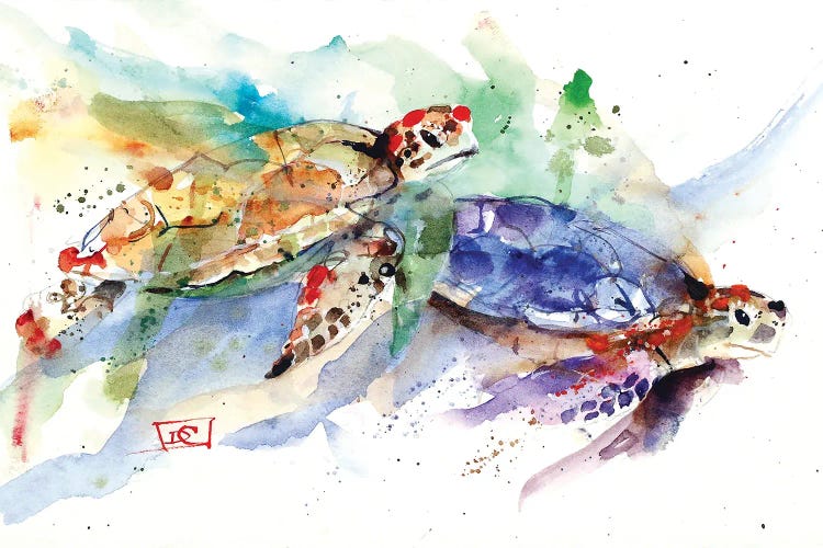 Sea Turtles by Dean Crouser wall art