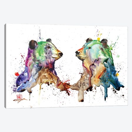 Bear Pair Canvas Print #DCR189} by Dean Crouser Canvas Artwork
