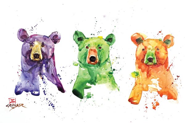 Lakehouse Décor: Three Bears by Dean Crouser