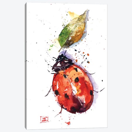 Ladybug Canvas Print #DCR197} by Dean Crouser Canvas Art