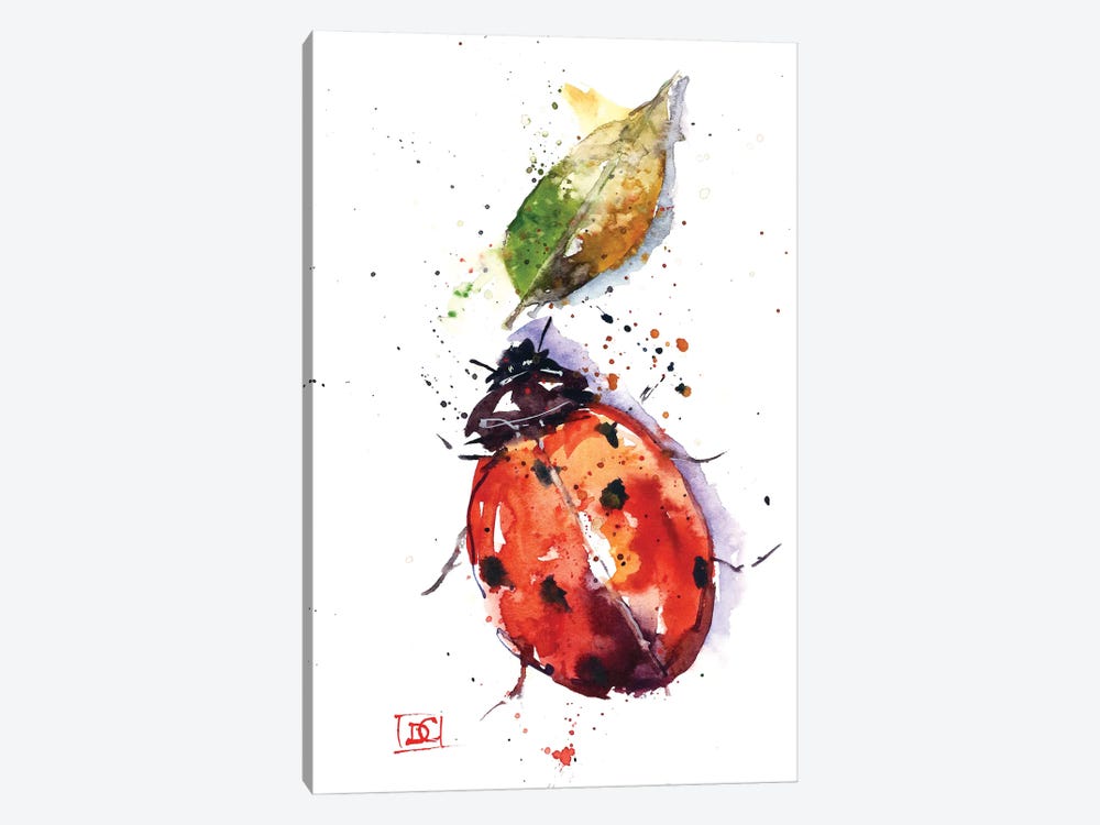 Ladybug by Dean Crouser 1-piece Canvas Print